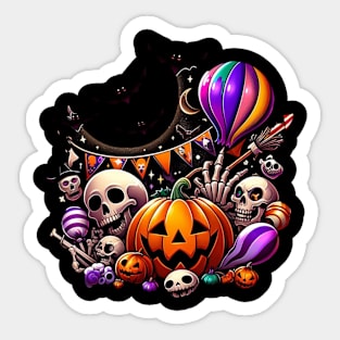 Halloween Kids Tshirt Sticker